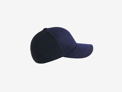 SEASE Cap Wool Cashmere Blend Water Resistant Navy Blue