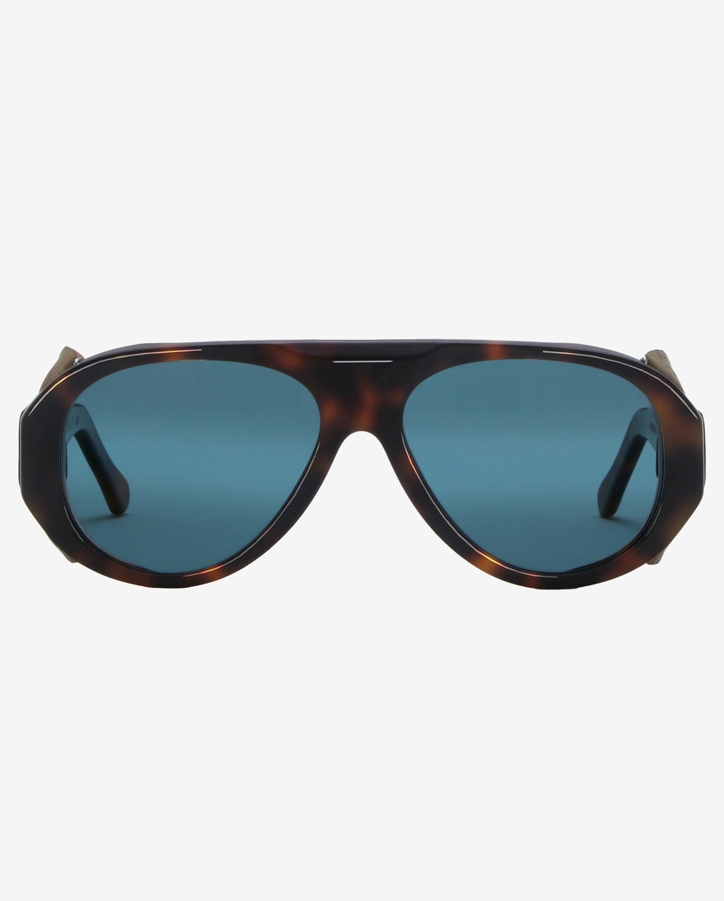 SEASE L.G.R Sand Flap Aviator Sunglasses Black Acetate